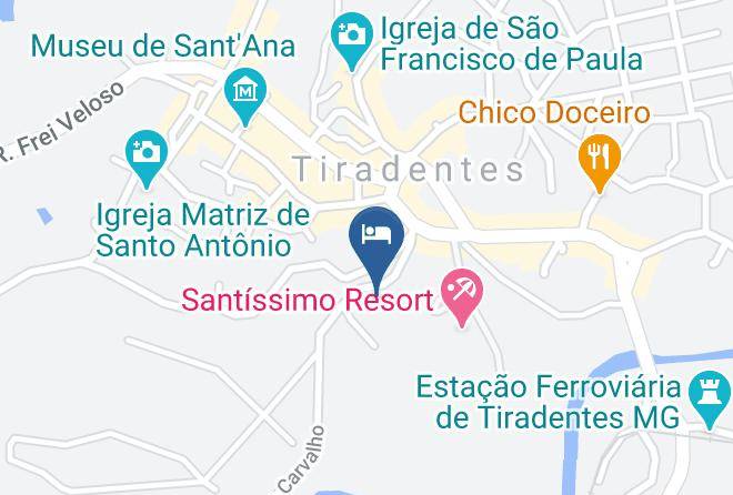 Tiradentes - Pousada Berco Da Liberdade Maps