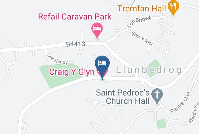Craig Y Glyn Map