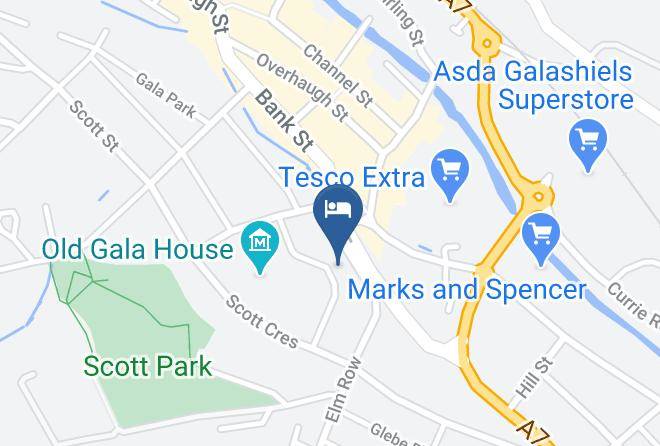 Scottish Borders - Craigielea Bed And Breakfast Galashiels Maps