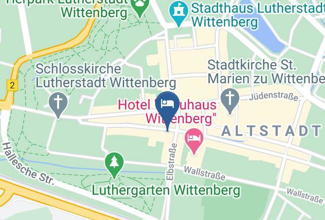 Wittenberg - Cranach Herberge Wittenberg Maps