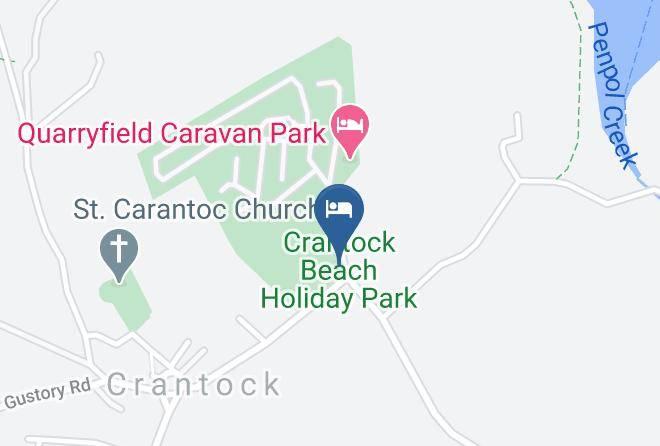 Cornwall - Crantock Beach Holiday Park Maps