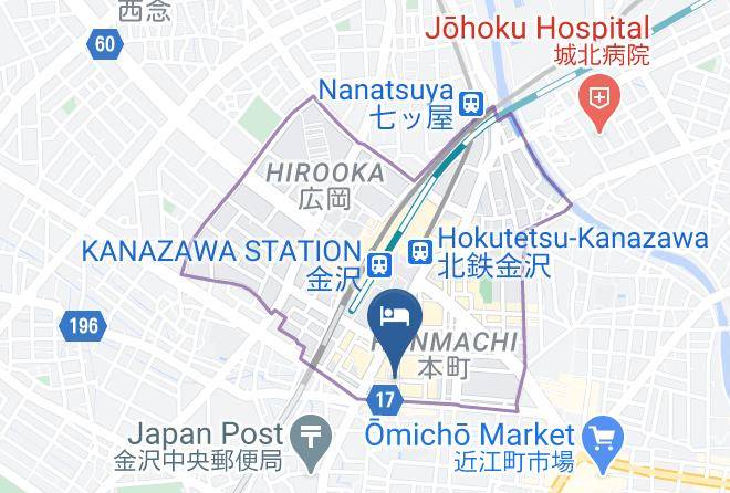 Kanazawa City - Crasco Tabi Nehotel Maps