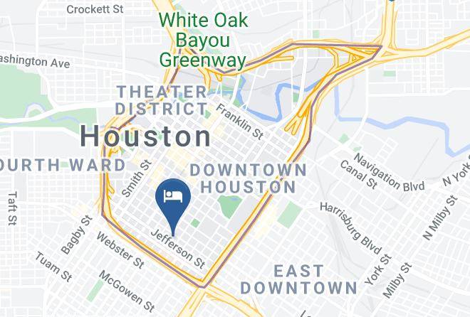 Crashpad Downtown Houston Map
