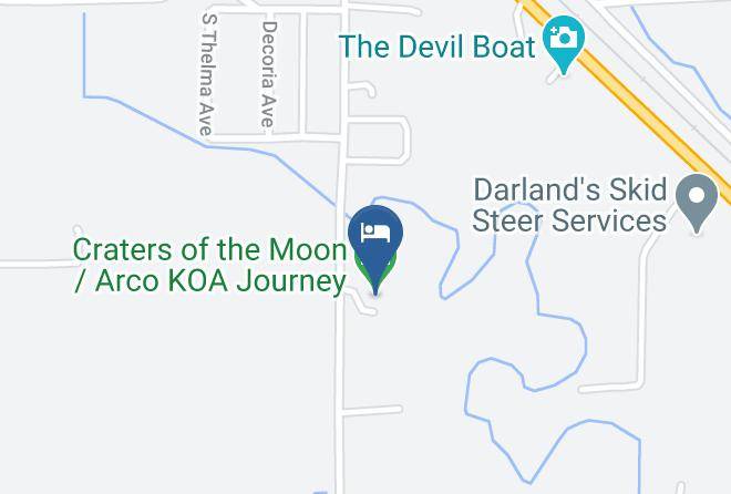Butte - Craters Of The Moon Arco Koa Journey Maps