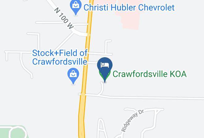 Crawfordsville Koa Map