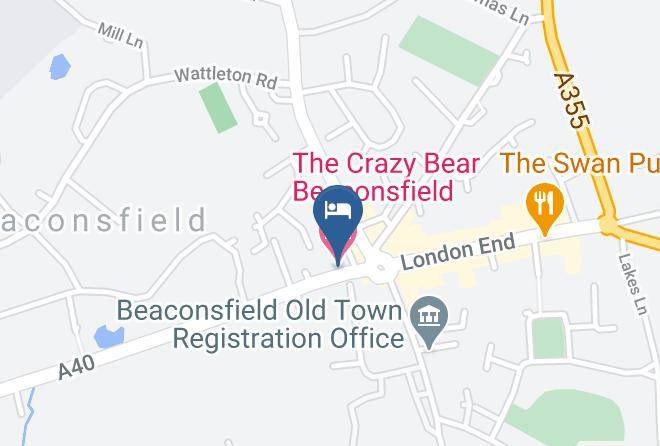 Bucks - The Crazy Bear Beaconsfield Maps