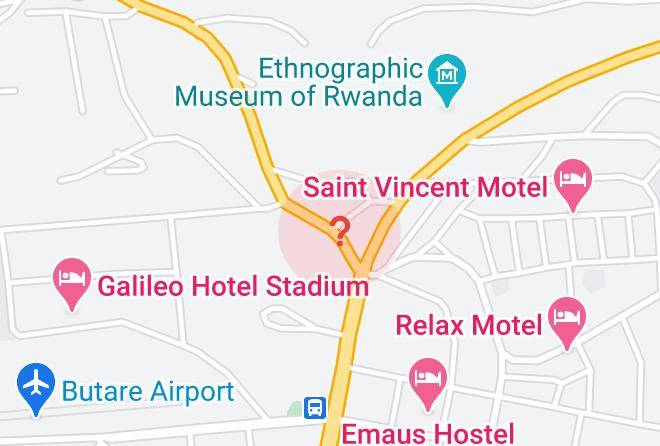 Huye - Credo Hotel Maps