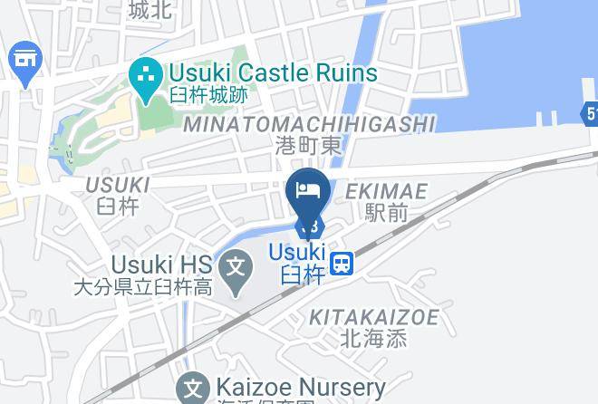 Usuki City - Credo Hotel Usuki Maps
