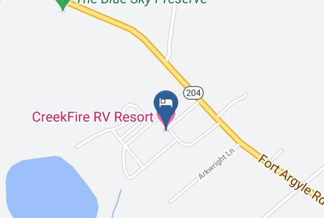 Chatham - Creekfire Rv Resort Maps