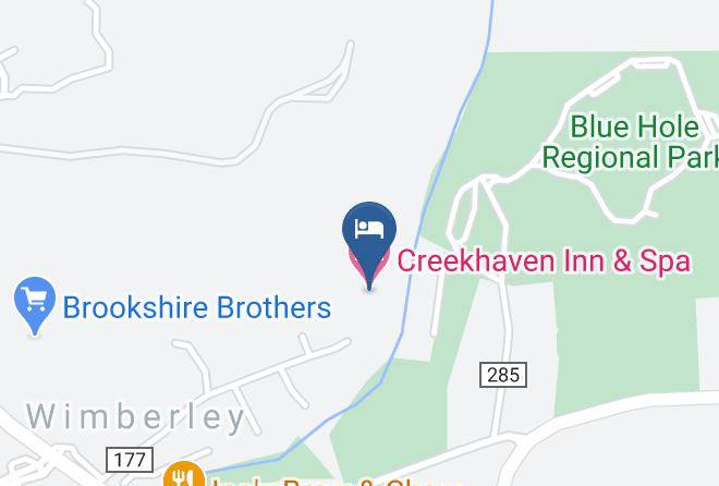 Creekhaven Inn & Spa Map