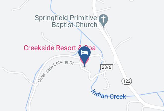 Creekside Resort & Spa Map