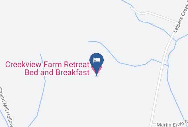 Maury - Creekview Farm Retreat Bed And Breakfast Maps