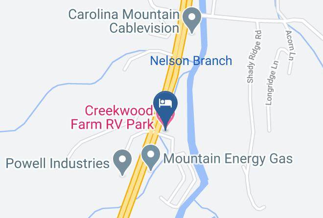 Haywood - Creekwood Farm Rv Park Maps