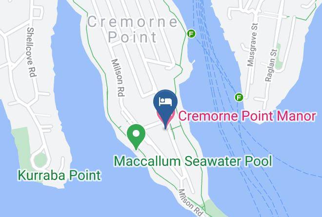 Cremorne Point Manor Map
