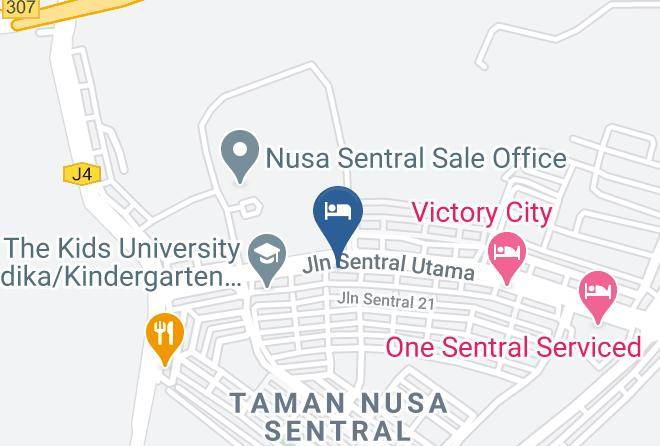 Johor Bahru - Crescendo Boutique Hotel Maps