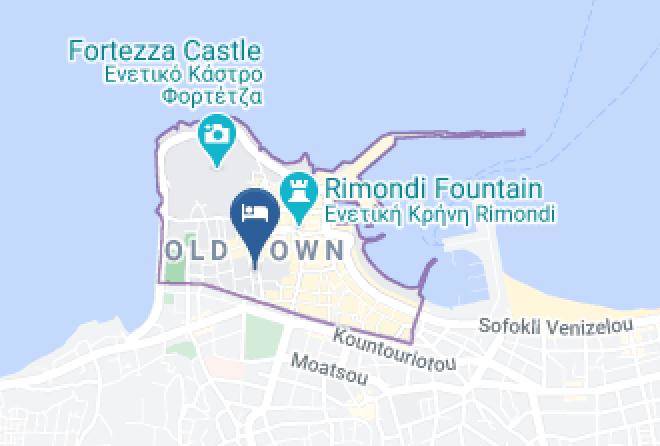 Rethimni - Cressa Suites Adults Only Maps