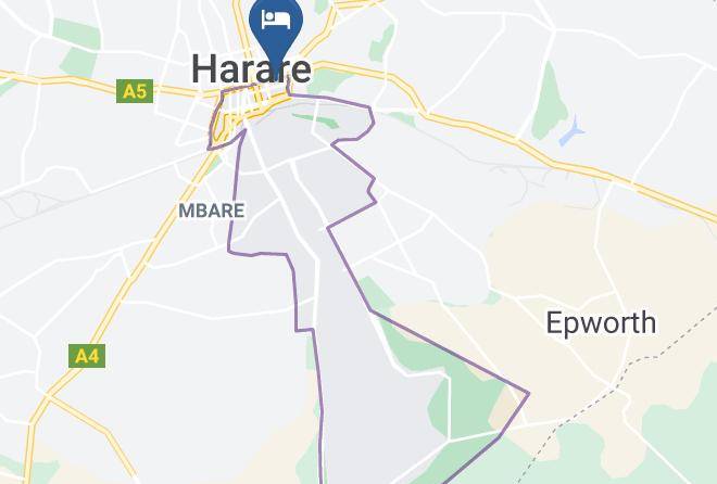 Harare - Cresta Oasis Hotel Maps