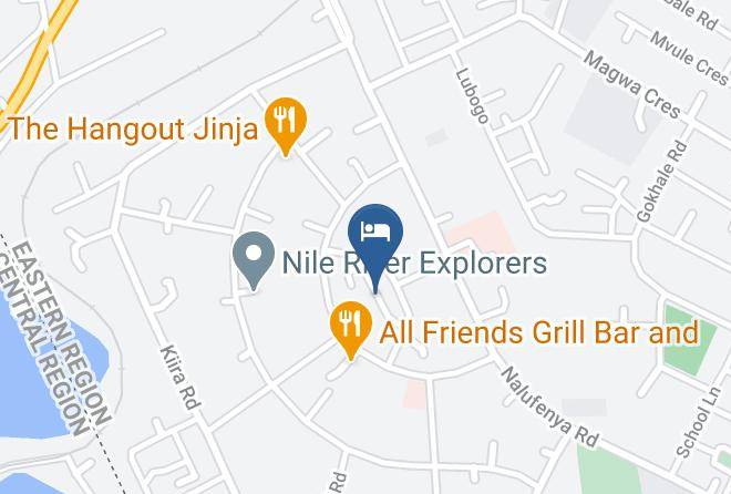 Jinja Municipality - Crested Crane Hotel Maps