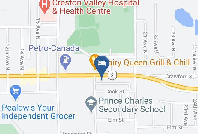 Central Kootenay - Creston Valley Motel Maps