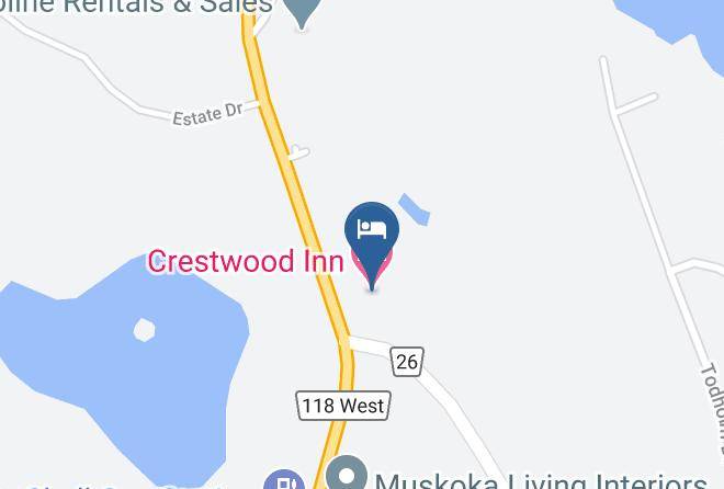 Muskoka - Crestwood Inn Maps