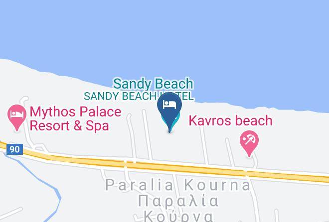 Khania - Cretan Beach Resort Maps