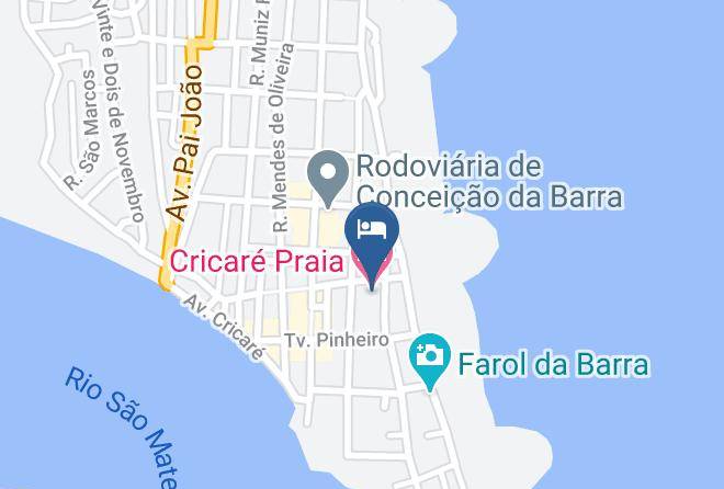 Conceicao Da Barra - Cricare Praia Hotel Maps