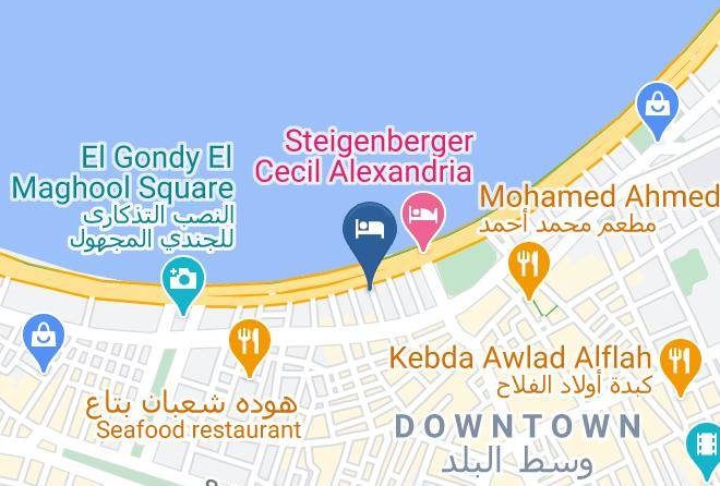 Alexandria - Crillon Hotel Maps