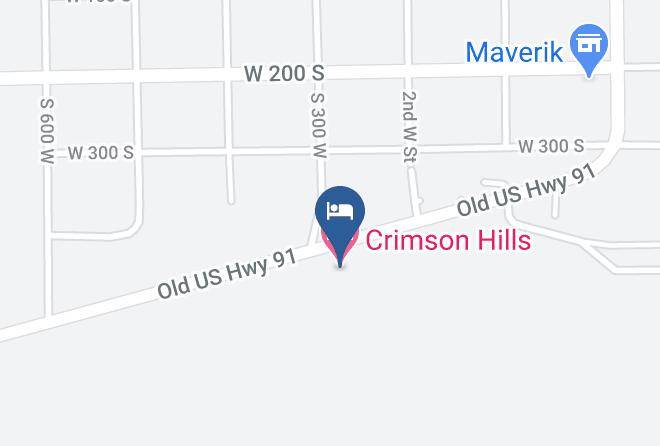 Crimson Hills Motel Map