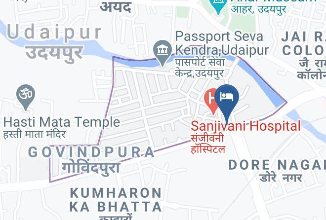Udaipur - Crimson Park Shree Kanak Udaipur Maps