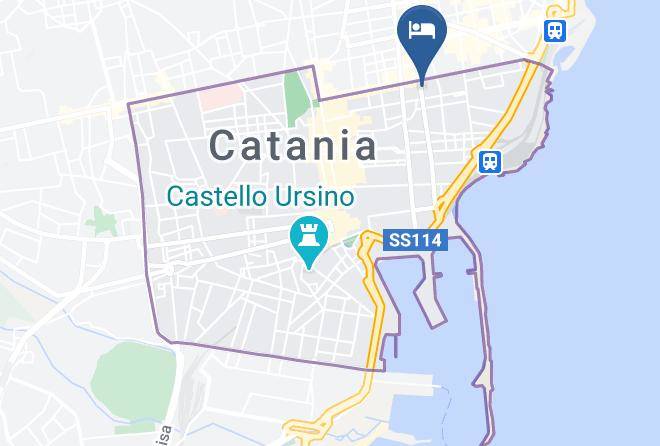 Catania - Crispi Accomodation Maps