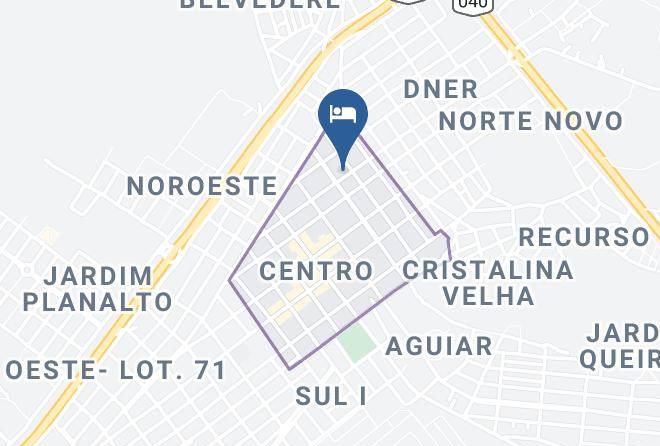 Cristalina - Cristal Park Hotel Maps