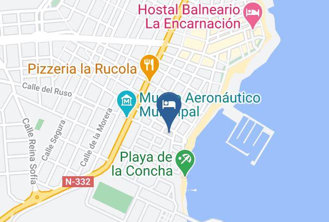 Murcia - Cristina Hotel Maps
