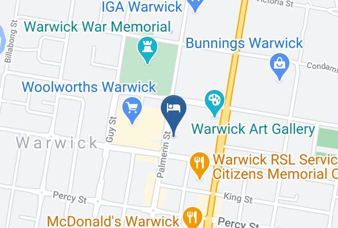 Southern Downs - Criterion Hotel Warwick Maps