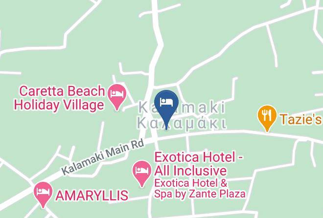 Zakinthos - Cronulla Hotel Maps
