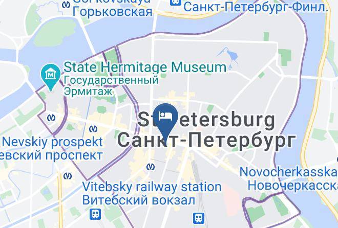 Saint Petersburg - Cronwell Inn Stremyannaya Maps