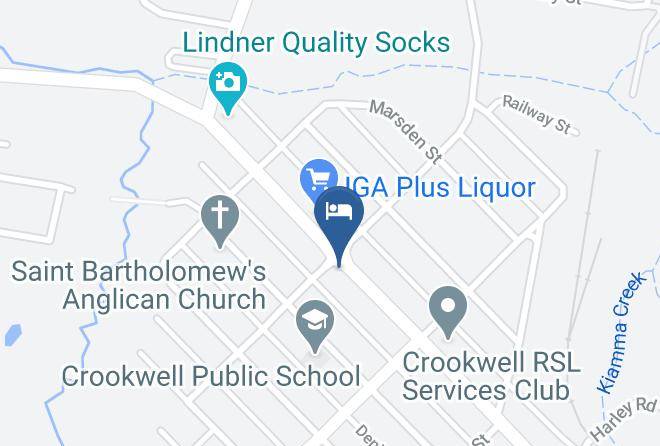 Crookwell Hotel And Bottlemart Map