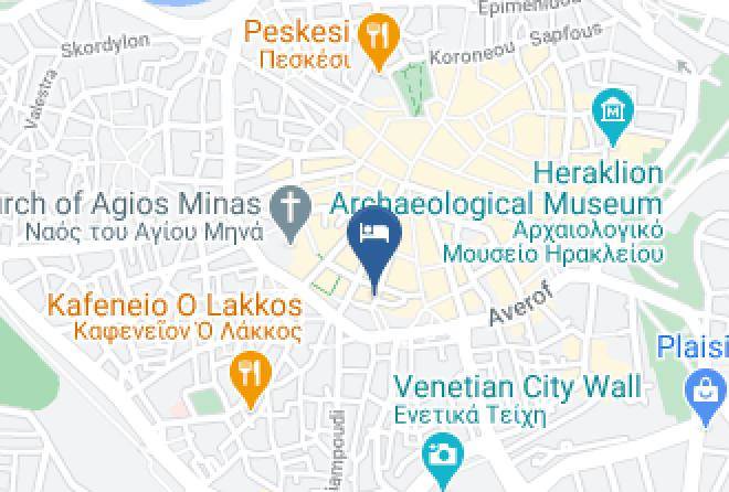 Iraklion - Crops Suites Maps