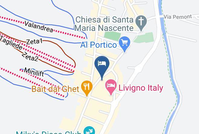 Sondrio - Albergo Crosal Maps