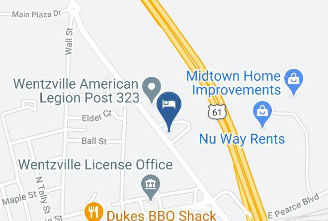 St Charles - Crossroads Heritage Motel Maps