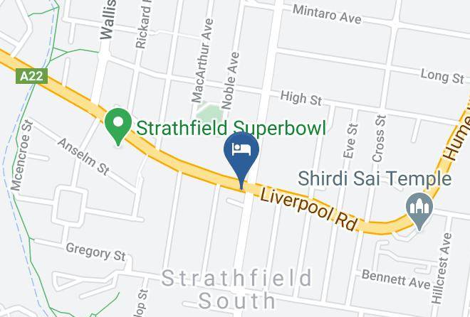 Strathfield - Crossways Hotel Maps