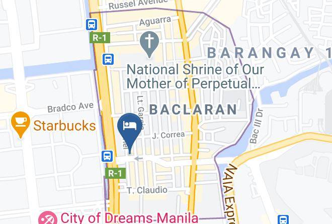Metro Manila - Crosswinds Ocean Hotel Maps