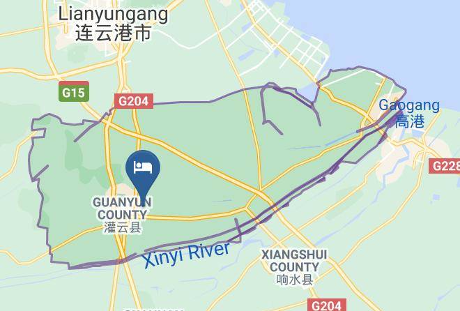 Lianyungang - Crown Century Hotel Maps
