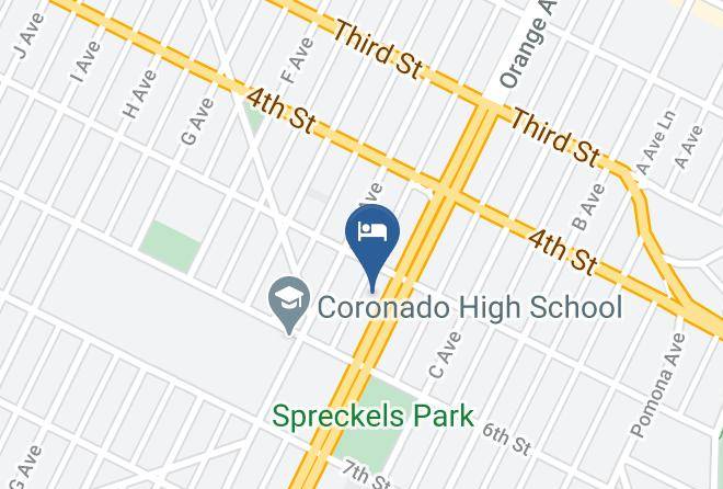 San Diego - Crown City Inn Maps