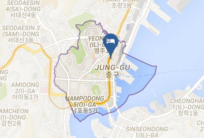 Junggu - Crown Harbor Hotel Maps