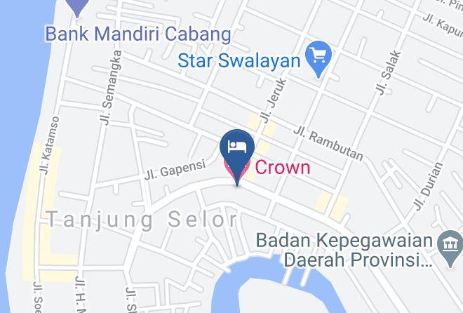Bulungan Regency - Crown Hotel Maps