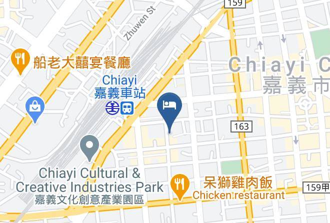 Chiayi City - Crown Hotel Maps