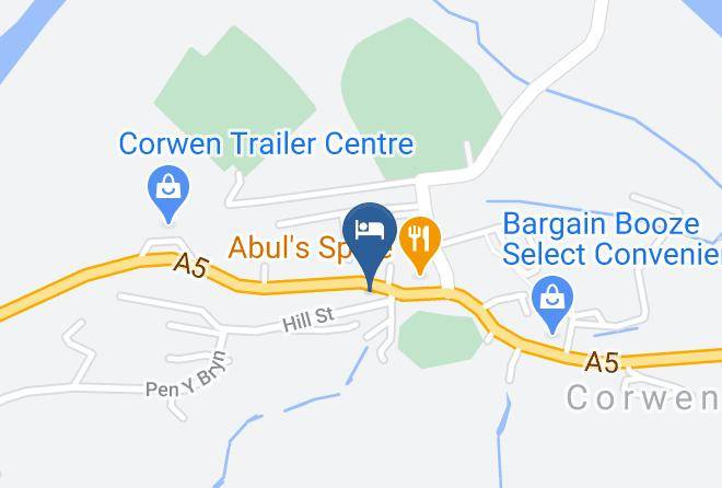 Denbighshire - Crown Hotel Maps