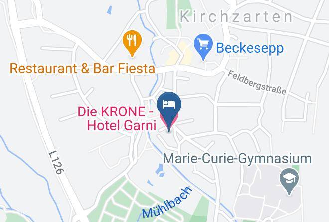 Breisgau Hochschwarzwald - Die Krone Hotel Garni Maps