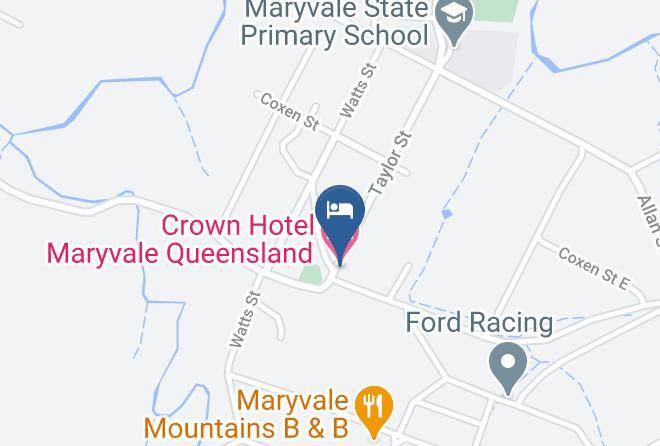 Southern Downs - Crown Hotel Maryvale Queensland Maps