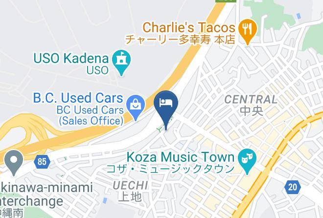 Okinawa City - Crown Hotel Okinawa Maps